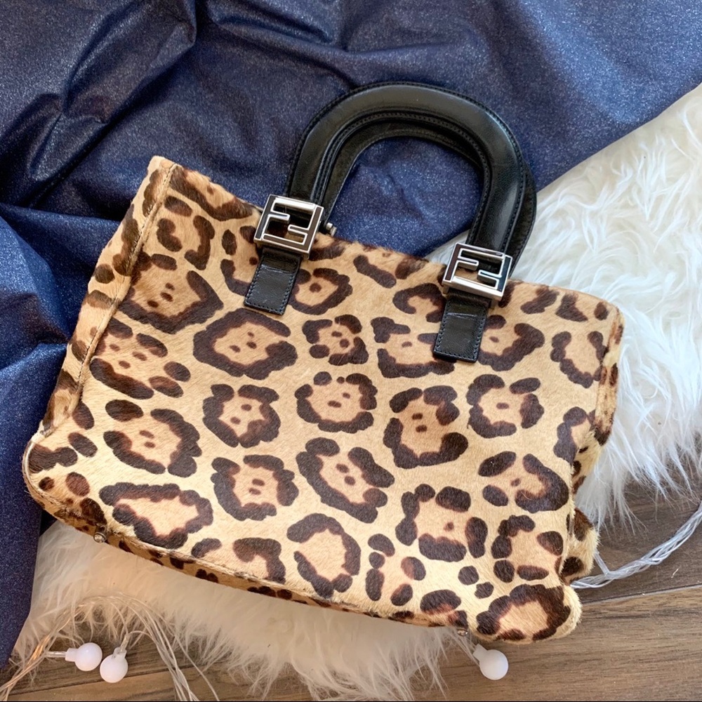 Fendi horse-hair tote